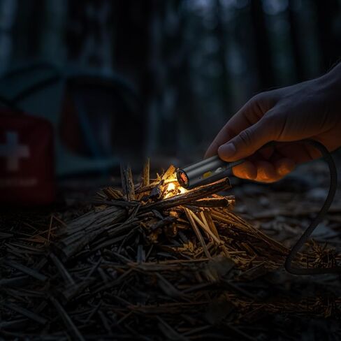 Zeroair Powerspark 4-in-1 شحن كابل 240W شحن سريع ونقل البيانات 480 ميغابت في الثانية ، وميزات مصباح LED وإشعال الإشعال ، والطوارئ الجاهزة ، ومواد نايلون 5 أقدام in Kuwait