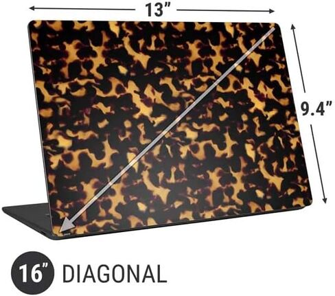 Skinit Laptop Music Skin متوافق مع كمبيوتر محمول عالمي 16in (13 × 9.4in) مصمم في الأصل تصميم قذيفة السلحفاة in Saudi Arabia