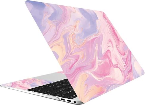 CREATCABIN Laptop Skin Sticker Marble Notebook Cover Decal PVC Sticker for Laptop Netbook PC Notebook Universal Reusable Skin Cover Personalized Art Case Protector Mini List Abstract 15×10.6In in Saudi Arabia