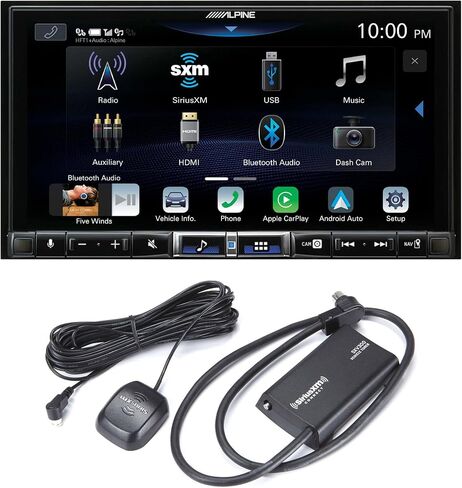 Alpine iLX-507 7" CarPlay/Android Auto Hi-Res Receiver with SXV300v1 Satellite Radio Receiver in Saudi Arabia
