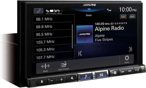 Alpine iLX-507 7" CarPlay/Android Auto Hi-Res Receiver with SXV300v1 Satellite Radio Receiver in Saudi Arabia