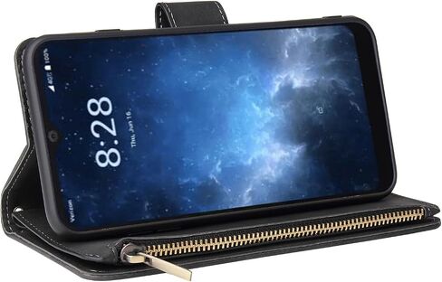 ASUWISH متوافق مع حافلة الحافظة على شاشة الزجاج من ROUVO V الحادة وحماية بطاقة CORDER بالجلد الحامل Cell Accessories Folio Pres in Saudi Arabia