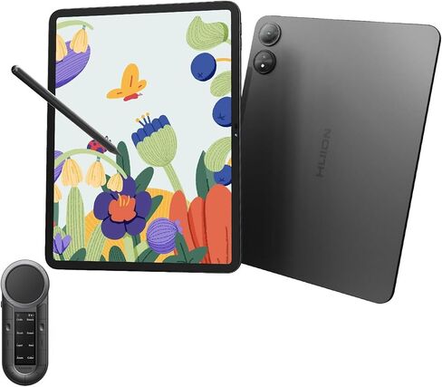 HUION Kamvas Slate 13 Standalone Drawing Tablet No Computer Needed 12.7" 2K QHD Digital Art Tablet, Full-Laminated Screen, 8G+256G, Android 14, Keydial Remote Bluetooth Programmble Keypad in Saudi Arabia