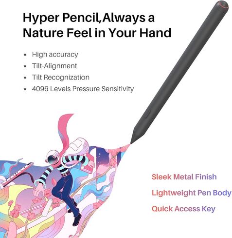 HUION Kamvas Slate 13 Standalone Drawing Tablet No Computer Needed 12.7" 2K QHD Digital Art Tablet, Full-Laminated Screen, 8G+256G, Android 14, Keydial Remote Bluetooth Programmble Keypad in Saudi Arabia