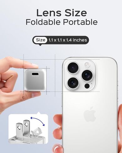 30W Compact Wall Charger, USB C Charger Block with GaN III Tech, PD3.0 PPS QC4.0 Fast Foldable Power Adapter for iPhone 16 15, Galaxy, Pixel, iPad, AirPods,MacBook Air (White, 1 Pack) in Kuwait
