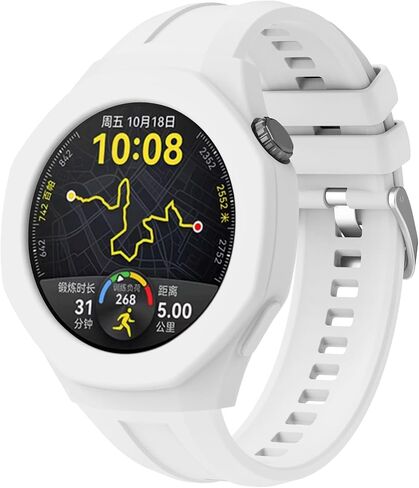 MSLRDBN Silicone Strap For GT5 Pro 46mm Smart Watch Band Protective Case Shell in Saudi Arabia