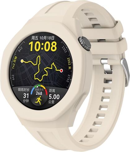 MSLRDBN Silicone Strap For GT5 Pro 46mm Smart Watch Band Protective Case Shell in Saudi Arabia