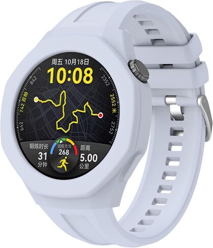 MSLRDBN Silicone Strap For GT5 Pro 46mm Smart Watch Band Protective Case Shell in Saudi Arabia