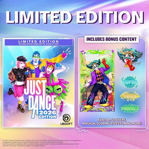Just Dance 2026 Edition - Limited Edition, Nintendo Switch (Code in Box) in Saudi Arabia