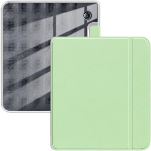 علبة لـ 7 بوصات من Kobo Libra Color 2024 تم إصدارها ، غطاء خلفي متاح للغاية واضحة مرنة TPU مع نوم/استيقاظ تلقائيًا لألوان Kobo Libra ، أخضر فاتح in Saudi Arabia