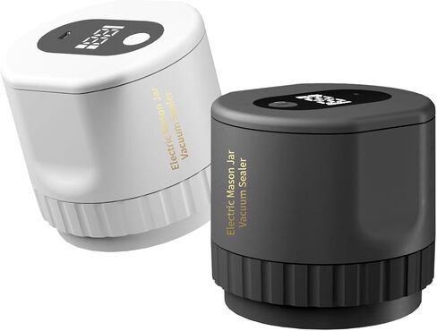 2025 Upgraded Mason Jar Vacuum Sealer, Electric Vacuum Sealer for Regular Mouth and Wide Mouth Canning Jars, Fully Automated and Portable in Saudi Arabia