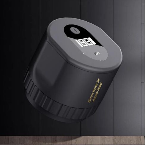 2025 Upgraded Mason Jar Vacuum Sealer, Electric Vacuum Sealer for Regular Mouth and Wide Mouth Canning Jars, Fully Automated and Portable in Saudi Arabia