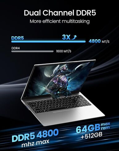 جهاز كمبيوتر محمول للألعاب AMD Ryzen 9 6900HX (حتى 4.9 جيجاهرتز) الرسومات AMD Radeon 680M 16 بوصة FHD Computer 32GB RAM 512GB SSD WIFI 6 Bluetooth 5.2 DDR5 58WH بطارية in Kuwait