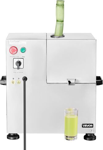 Vevor Commercial Sugar Cane Juicer ، 800 و WALLEST MACHER ELECTRY HACRANE JUICER مع إخراج 661 رطل/ساعة ، 4 بكرات من الفولاذ المقاوم للصدأ ، قصب السكر. in Saudi Arabia