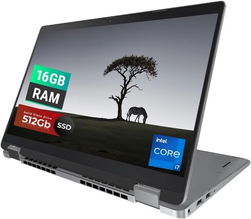 Dell Latitude 5330 2-in-1 Touchscreen Business Laptop | 13.3" 1920x1080 FHD | Core i7-1265U - 16GB RAM - 512GB SSD Hard Drive | 10 cores @ 4.8 GHz Windows 11 Pro (Renewed) in Saudi Arabia