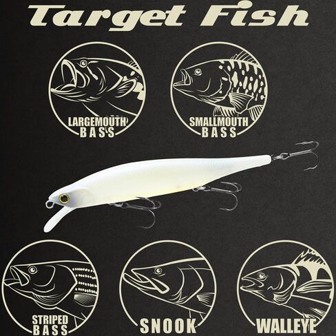 مؤشر البرق من LUCKY CRAFT 110SP، Jerkbait جنبًا إلى جنب، بطولة العمل الحائزة على طعم مثالي متذبذب للمياه العذبة في بحيرة باس لصيد الأسماك in Saudi Arabia