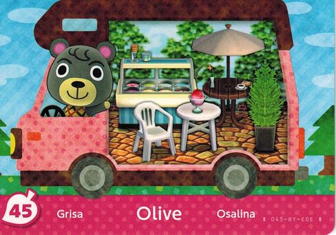 Nintendo New Leaf Animal Crossing Welcome Amiibo بطاقة الزيتون 45/50 الولايات المتحدة الأمريكية in Saudi Arabia