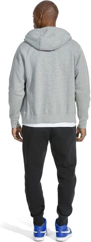 Nike Men's Sportswear Club Fleece Full Zip Hoodie, Fleece Zip-Up Hoodie Men, White/White/Black, XS in Saudi Arabia