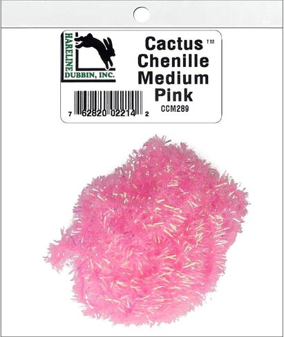 Hareline Cactus Chenille Medium Pink in Saudi Arabia