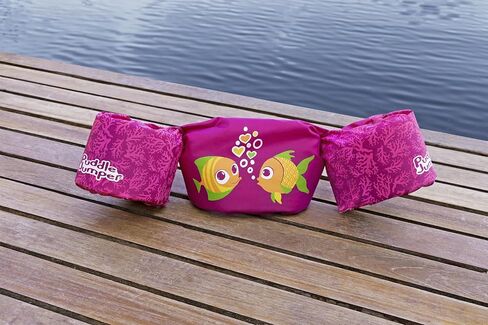 سترة نجاة فاخرة للأطفال من Stearns Original Puddle Jumper، سترة نجاة مريحة للأطفال بوزن 30-50 رطل، سترة نجاة من النوع الثالث معتمدة من USCG لحمام السباحة والشاطئ والقوارب والمزيد in Kuwait