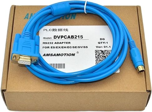 Suitable for Programming Cable Communication Cable Download Cable 232 Serial Port Data Cable DVPCAB215(DVPCAB215 5M) in Saudi Arabia