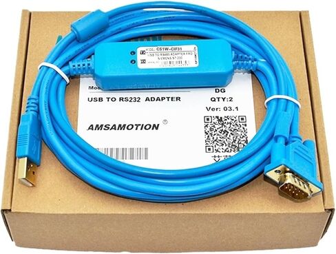USB to RS232 Serial Port Cable DB9 Conversion Cable USB to rs232 Converter Male Port Female Port com Port(Female Head) in Saudi Arabia