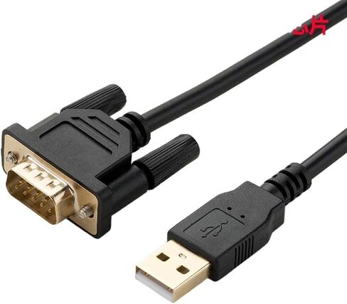 USB to RS232 Serial Port Cable DB9 Conversion Cable USB to rs232 Converter Male Port Female Port com Port(Female Head) in Saudi Arabia
