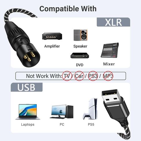 محول مقبس الصوت BOIOT بطول 10 أقدام USB إلى 3.5 مم TRS، سلك صوت ستيريو USB ذكر إلى 3.5 مم ذكر AUX، متوافق مع الكمبيوتر المحمول، ومكبر الصوت، والنوافذ، لا ينطبق على الشحن ومنافذ MP3 والسيارة والتلفزيون USB in Saudi Arabia