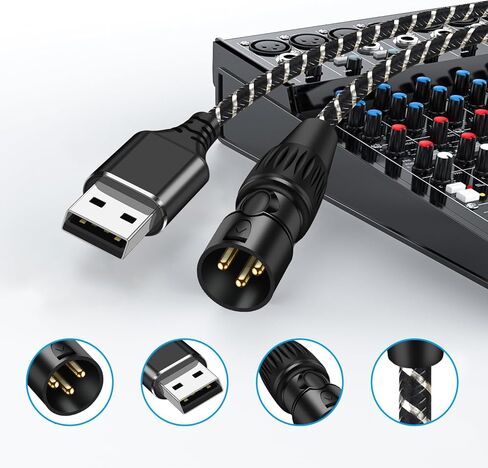 محول مقبس الصوت BOIOT بطول 10 أقدام USB إلى 3.5 مم TRS، سلك صوت ستيريو USB ذكر إلى 3.5 مم ذكر AUX، متوافق مع الكمبيوتر المحمول، ومكبر الصوت، والنوافذ، لا ينطبق على الشحن ومنافذ MP3 والسيارة والتلفزيون USB in Saudi Arabia