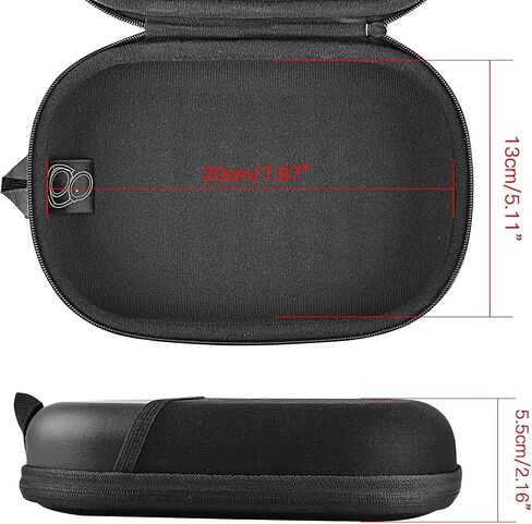 حالة سماعة سماعة سماعة رأس OEM متوافقة مع Bose QC45 QC35 QC25 QC15 NC700 ، سماعات الرأس اللاسلكية/سماعات الرأس ، حقيبة حمل قشرة صلبة أصلية مع تخزين الكابلات ، الأسود in Saudi Arabia