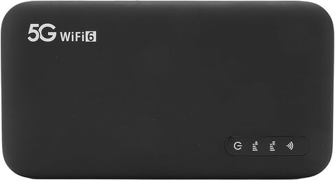 Diyeeni 5G WiFi Hotspot, 2.77Gbps High Speed Mobile Hotspot, Wireless Network Portable Router with Nano SIM Card Slot, 2.4G/5.8GHz Dual Band, Support 16 Users, IP67 in Saudi Arabia
