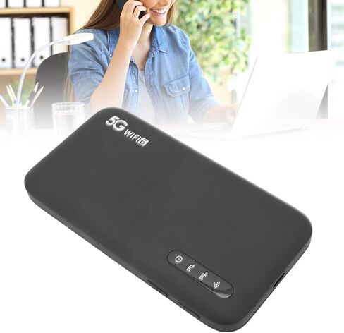 Diyeeni 5G WiFi Hotspot, 2.77Gbps High Speed Mobile Hotspot, Wireless Network Portable Router with Nano SIM Card Slot, 2.4G/5.8GHz Dual Band, Support 16 Users, IP67 in Saudi Arabia