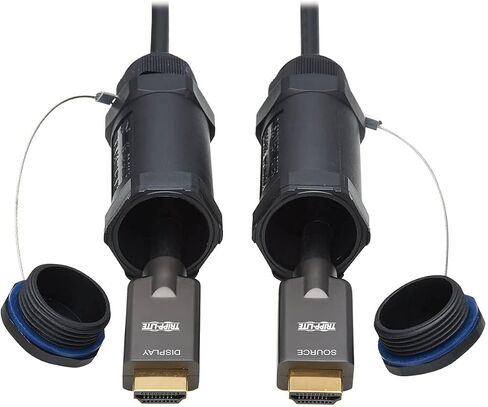 TRIPP LITE HDMI الألياف النشط كابل بصري مدرع 4K 60Hz M/M 30M (P568FA-30M-W) in Saudi Arabia