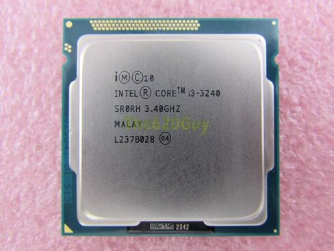 Intel Core i3-3240 3.4GHz 3.40GHz 3M SR0RH Socket 1155 Ivy Bridge CPU Processor (Renewed) in Saudi Arabia