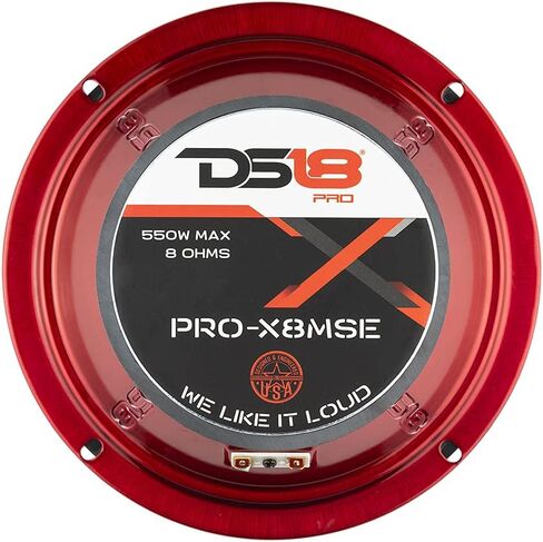 DS18 PRO-X6.4BM 6.5" Mid-Range Loudspeaker with Bullet 250 Watts RMS 4-Ohm (Renewed) in Saudi Arabia