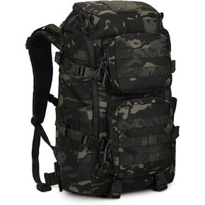 45L Tactical Backpack, Military Molle Backpack with 17" Laptop Compartment Survival Large Hiking Travel Rucksack for Outdoors in Saudi Arabia