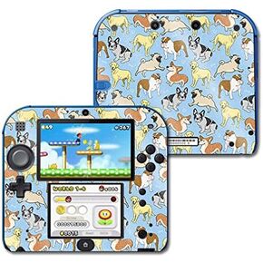 Mayyskins Glossy Glitter Skin for Nintendo 2DS - Puppy Party | واقي ، دائم عالية اللمعان اللمعان النهائي | من السهل تطبيق الأنماط وإزالتها وتغييرها | صنع في الولايات المتحدة in Saudi Arabia