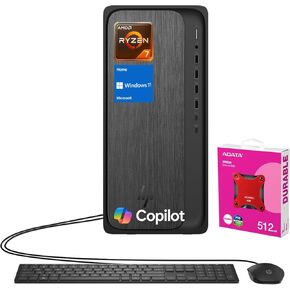 HP Omnidesk M02 Tower Desktop ، AMD Ryzen 7 8700G ، 64GB DDR5 RAM ، 2TB SSD ، PP PORT ، Wired KB & M ، Wi-Fi 6 ، W11 hom in Kuwait