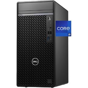 Dell Optiplex 7020 Tower Plus Computer ، Intel Core I9-13900 ، ذاكرة الوصول العشوائي 128GB ، 2 تيرابايت NVME SSD ، USB-C ، DisplayPort ، HDMI ، تم إنشاؤه في WiFi 6E ، Bluetooth ، Windows 11 Pro ، سطح المكتب الأسود ، سطح المكتب الأسود in Saudi Arabia