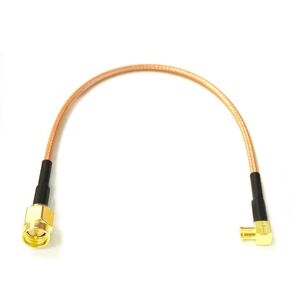 SMA-MCX Switch الزاوية اليمنى كابل Pigtail RG316 لمودم 3G 4G اللاسلكية (15 سم) in Kuwait
