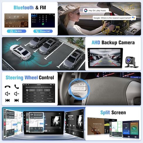 Naifay Android Car Stereo Radio Toyota Camry (Fit-J.B.Les) 2006 2007 2008 2008 2010 2011 ، 9inch IPS Touch Screen for Camry Car Stereo مع Carplay Android Auto/Bluetooth/GPS/WiFi/MIC+Canbus in Saudi Arabia