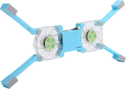 AQXREIGHT COMPLOT PADED PAD USB منتجات كمبيوتر قابلة للطي ببرودة محمولة مع حامل مضاد للمكتب (Blue) in Kuwait
