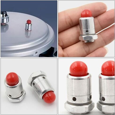 Pressure Cooker Jigger Valve 3PCS Universal Pressure Cooker Exhaust Valve for Kitchen Use Aluminium Alloy Easy Installation Compatible with Various Brands in Saudi Arabia