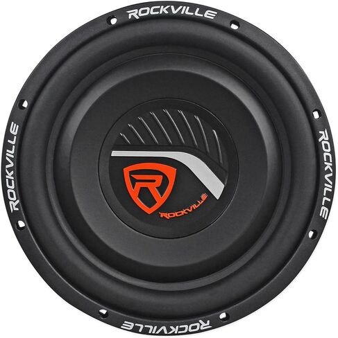 Rockville (2) W10T4-S2 10" Shallow Mount 2400 Watts 2-Ohm Car Audio Subwoofers in Saudi Arabia