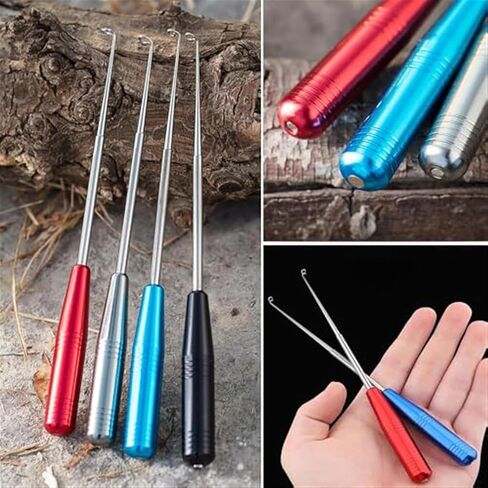 Dehoking Pish Accer ، الفولاذ المقاوم للصدأ ، قم بخطاف الأسماك المزيفة الأداة ، ربط الجهاز ، ملقط صيد الأسماك لخطوط الصيد ذات السماكة الكبيرة المختلفة in Saudi Arabia