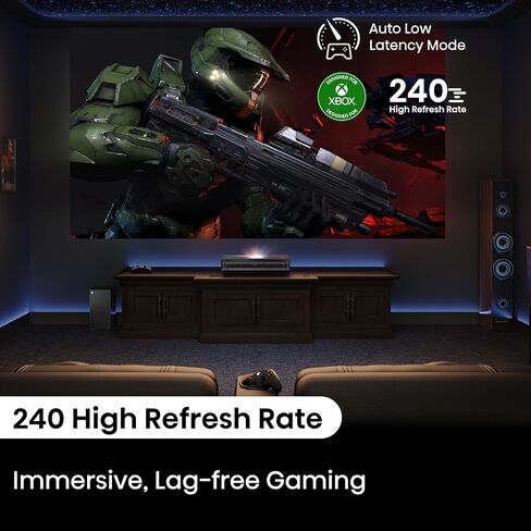Hisense PX3-PRO Triple Laser Ultra Throw Throw Cinema Projector ، 80 "إلى 150" حجم Imgae ، 4K UHD ، التباين العالي ، HDR10+، 3000 Ansi Lumens ، (متجدد) in Saudi Arabia