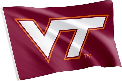 Desert Cactus Virginia Tech Flag Hokies VT Flags Banners 100% Polyester Indoor Outdoor 3x5 (Style Z) in Saudi Arabia