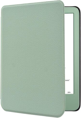 Case for Kindle 6"(11th Generation, 2024/2022 Release),Premium PU Leather, Ultra Thin and Lightweight Smart Protective Durable Cover with Auto Sleep Wake Function, Agave Green in Saudi Arabia