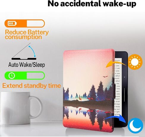 Smart Case for 6" Kindle Voyage with Auto Sleep/Wake (B-Book, 6 inch) in Kuwait