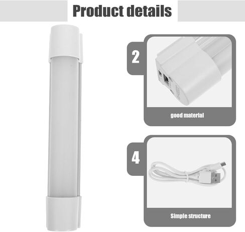 POPETPOP Rechargeable Light Led Tube: Magnetic Camping Light, Portable USB Rechargeable Lamp for Camping Lighting, Outdoor Night Fishing, Hiking, Biking in Saudi Arabia